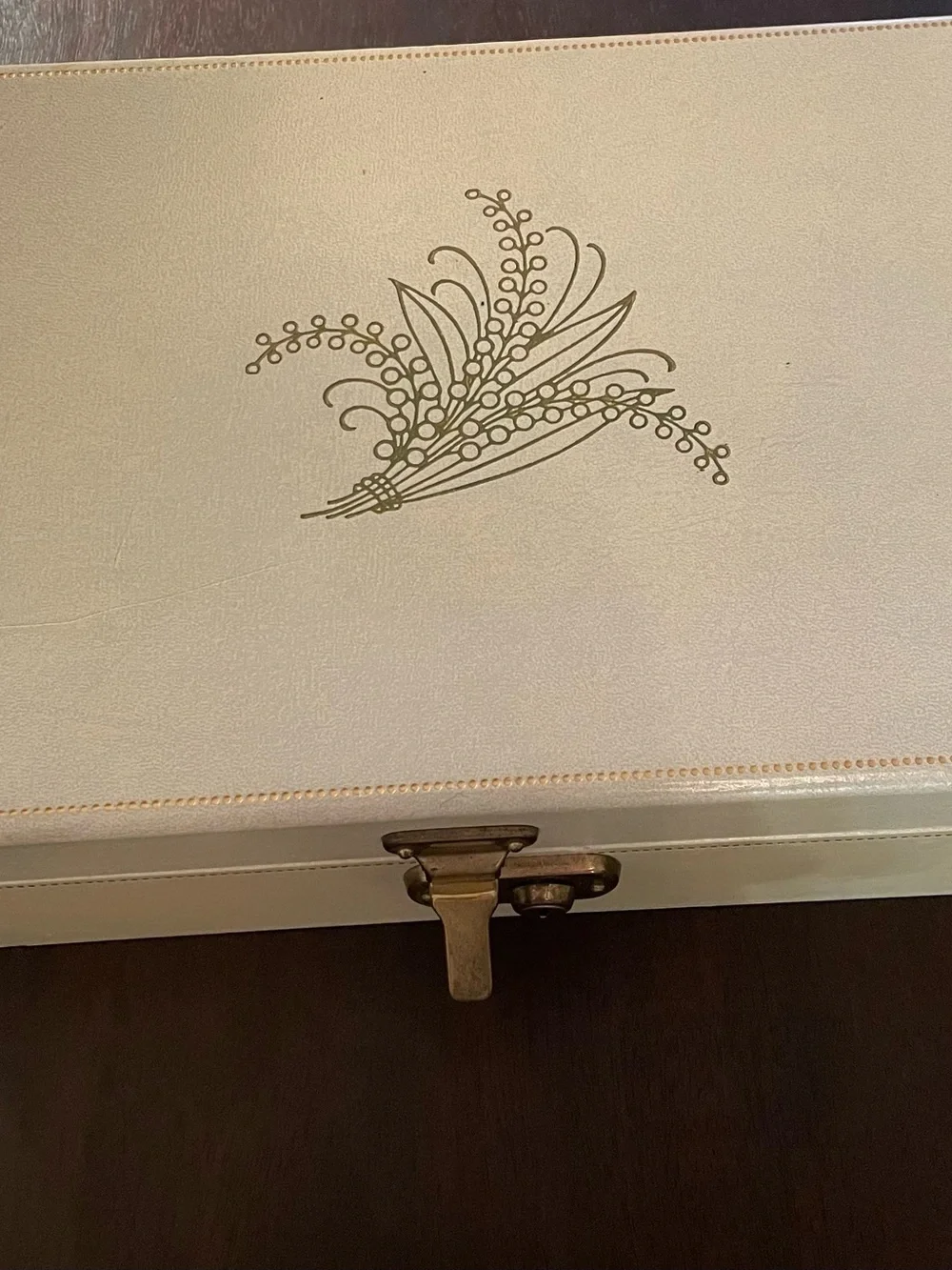 Vintage Bond Jewelry Box with Velvet Compartments